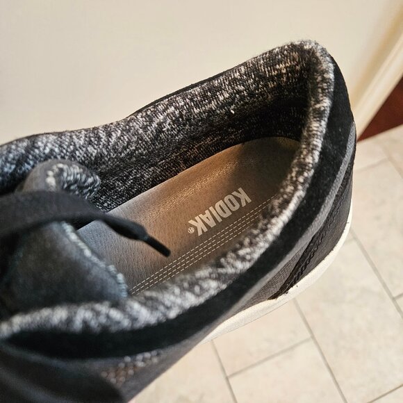 Kodiak Men's Leather/Canvas Casual Shoes, Black, Sz 13 - Picture 15 of 16